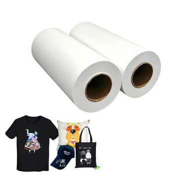 Premium 12" x 328ft (30cm x 100m) DTF Transfer Film Roll, Double-Sided Matte Finish, High Ink Absorption for Direct to Film Printing, Cold/Hot Peel Compatible