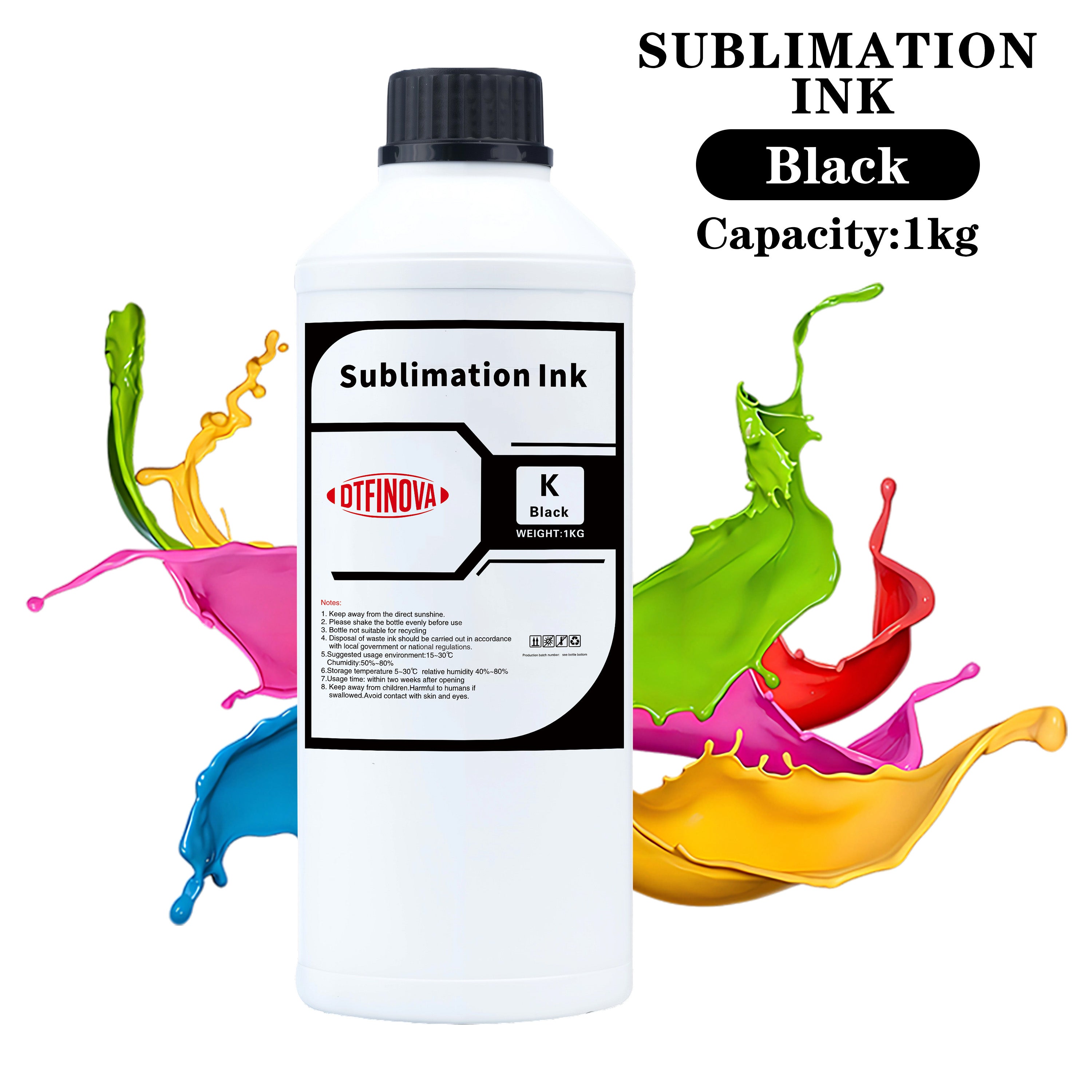 DTFINOVA Sublimation Ink For Epson Desktop printer heat transfer ink Eco-Tank L8160 L8180 L8168 L8050 ET-8500 ET-8550 printer T-Shirt Mug