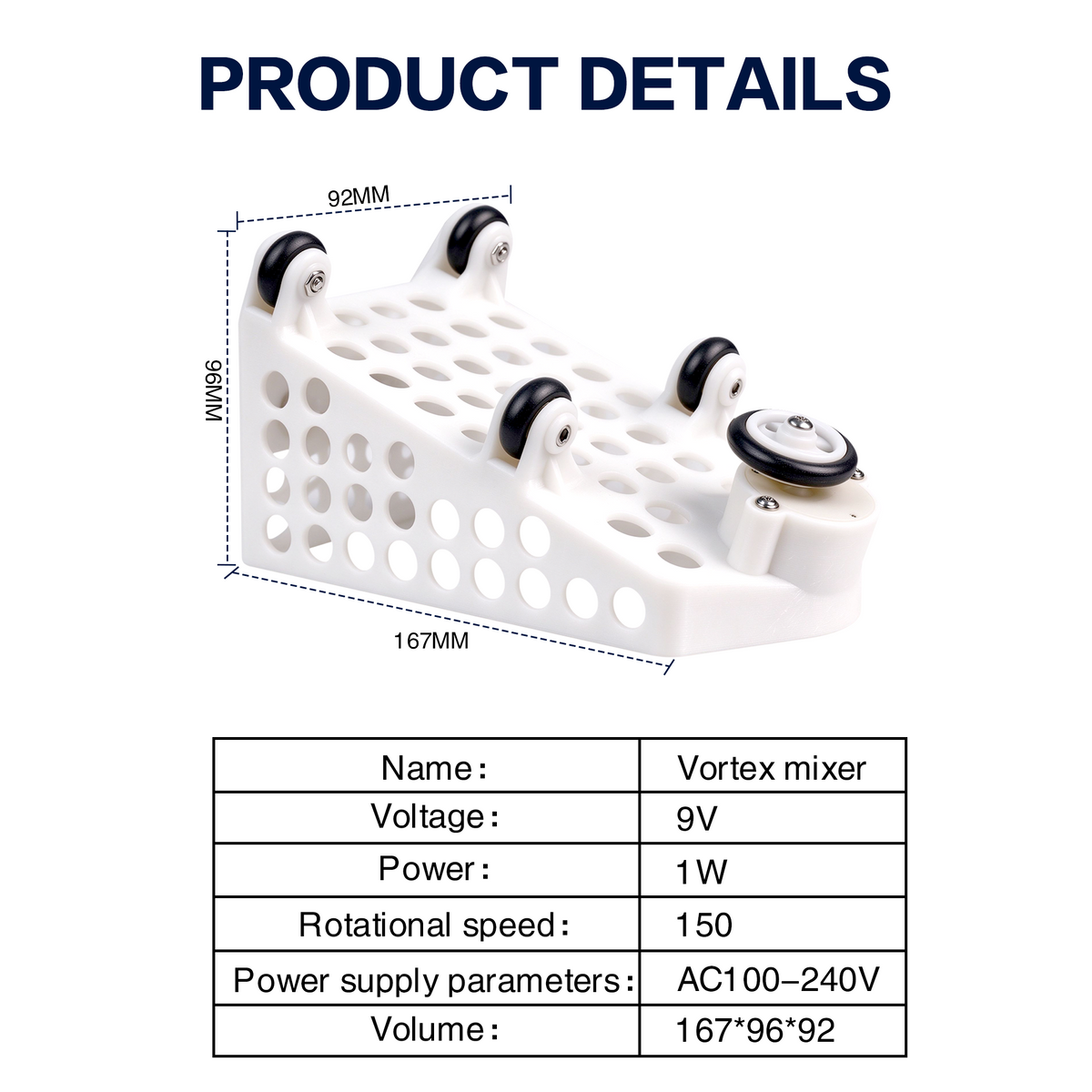 DTF White Ink Shaker Mixer Machine, Automatic White Ink Agitator for DTF DTG UV Printers, Ink Bottle Rotator Prevents Sedimentation, Digital Speed & Time Control, 110V/220V