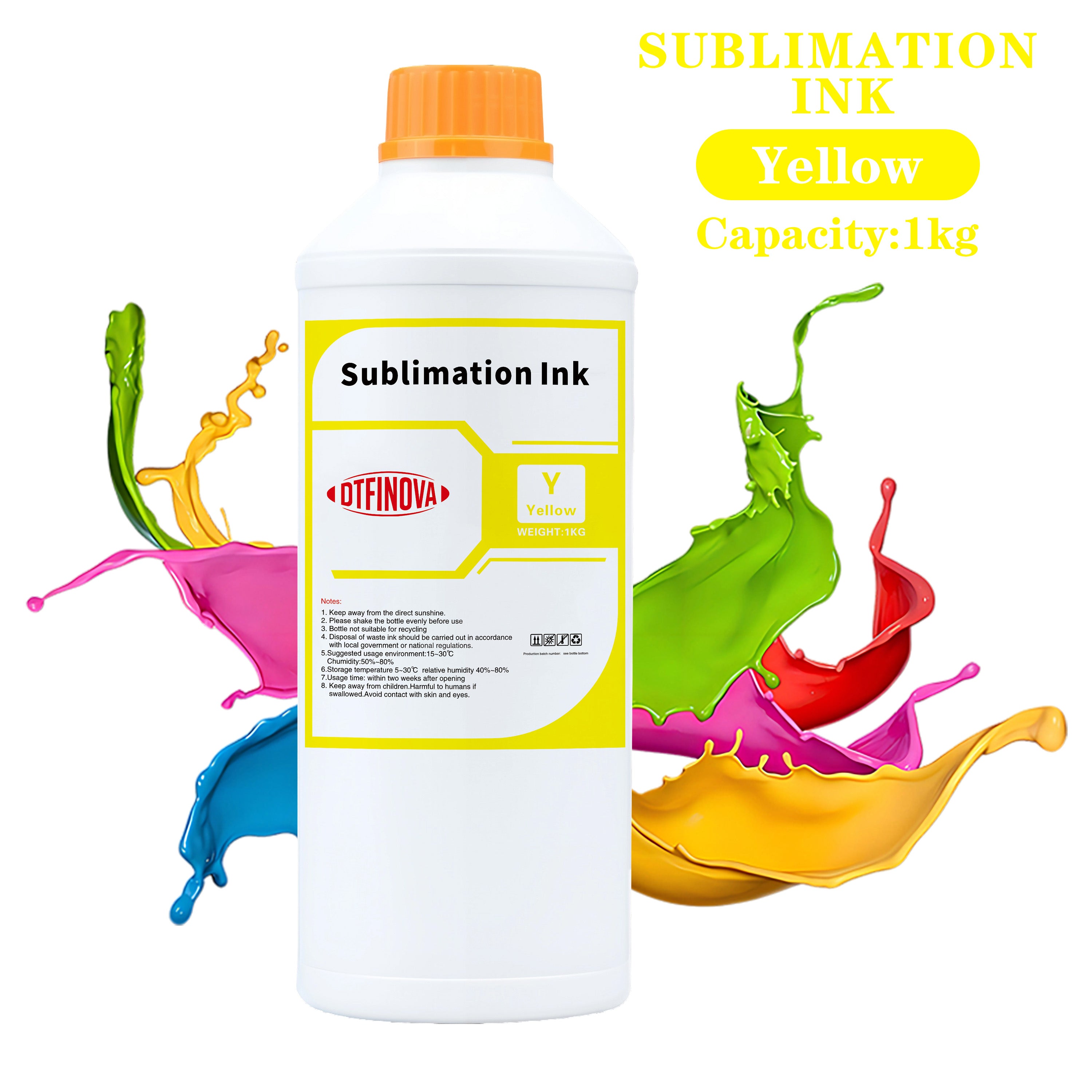DTFINOVA Sublimation Ink For Epson Desktop printer heat transfer ink Eco-Tank L8160 L8180 L8168 L8050 ET-8500 ET-8550 printer T-Shirt Mug