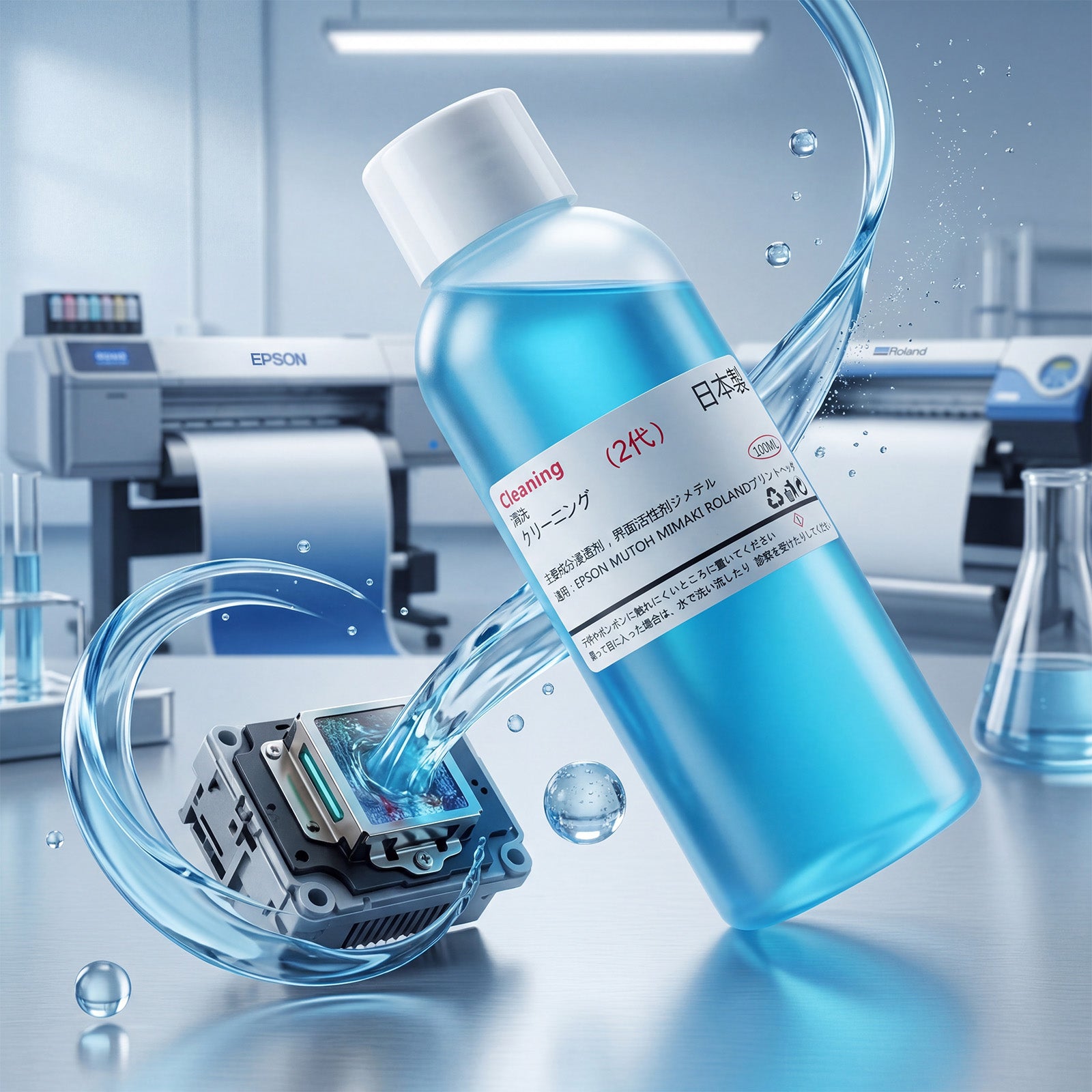 Printhead Cleaning liquid Strong Cleaning Washing Liquid for Epson DX4 DX5 DX7 L1800 L805 L800 1390 I3200 DTF Cleaning Liquid