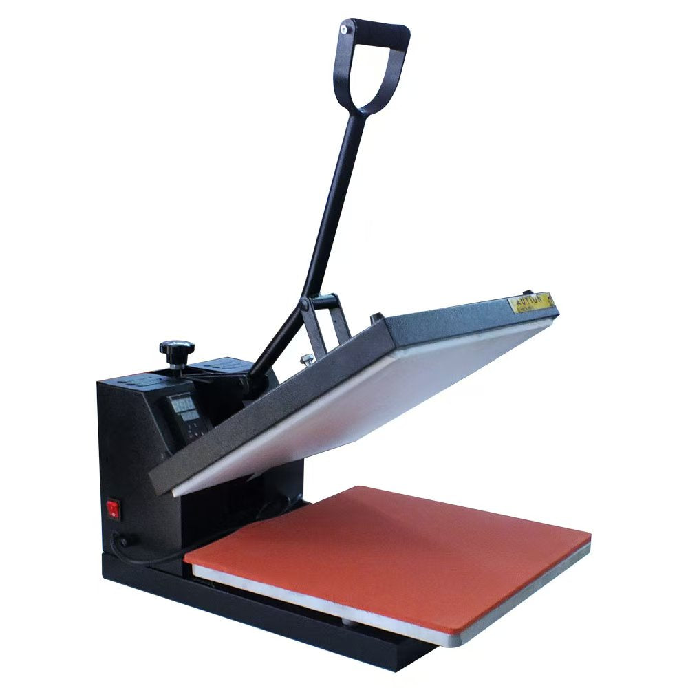 38x38 cm Manual T-Shirt Heat Press, Heavy Duty Industrial Sublimation Machine, Even Heat Distribution Press with Accurate Digital Control for Vinyl & HTV Crafting