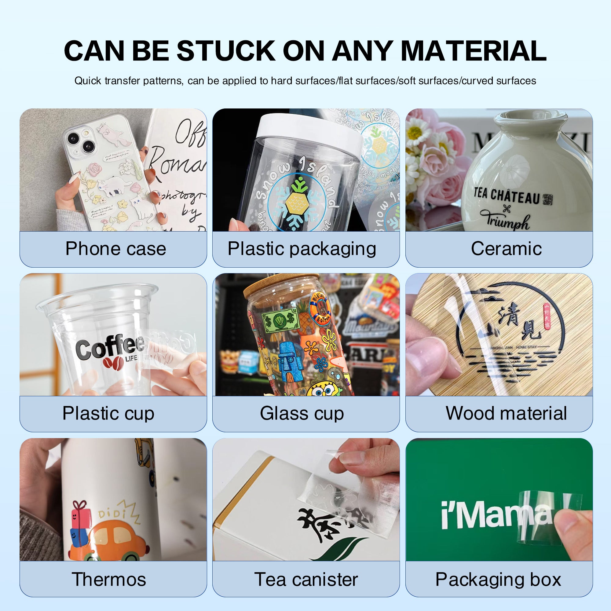 Premium 30cm UV DTF Film Roll A and B Set | 12 Inch A3 Width UV AB Transfer Film for Desktop UV Printers | Waterproof & 3D Glossy Custom Sticker Vinyl for Mugs, Glass, Ceramics, Hard Surfaces