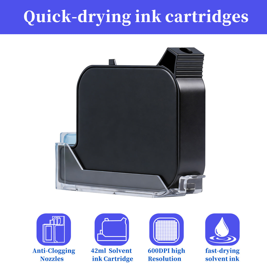 DT07 Quick fast dry Eco solvent ink cartridge for 12.7mm handheld inkjet printers For No Encrypted Printers