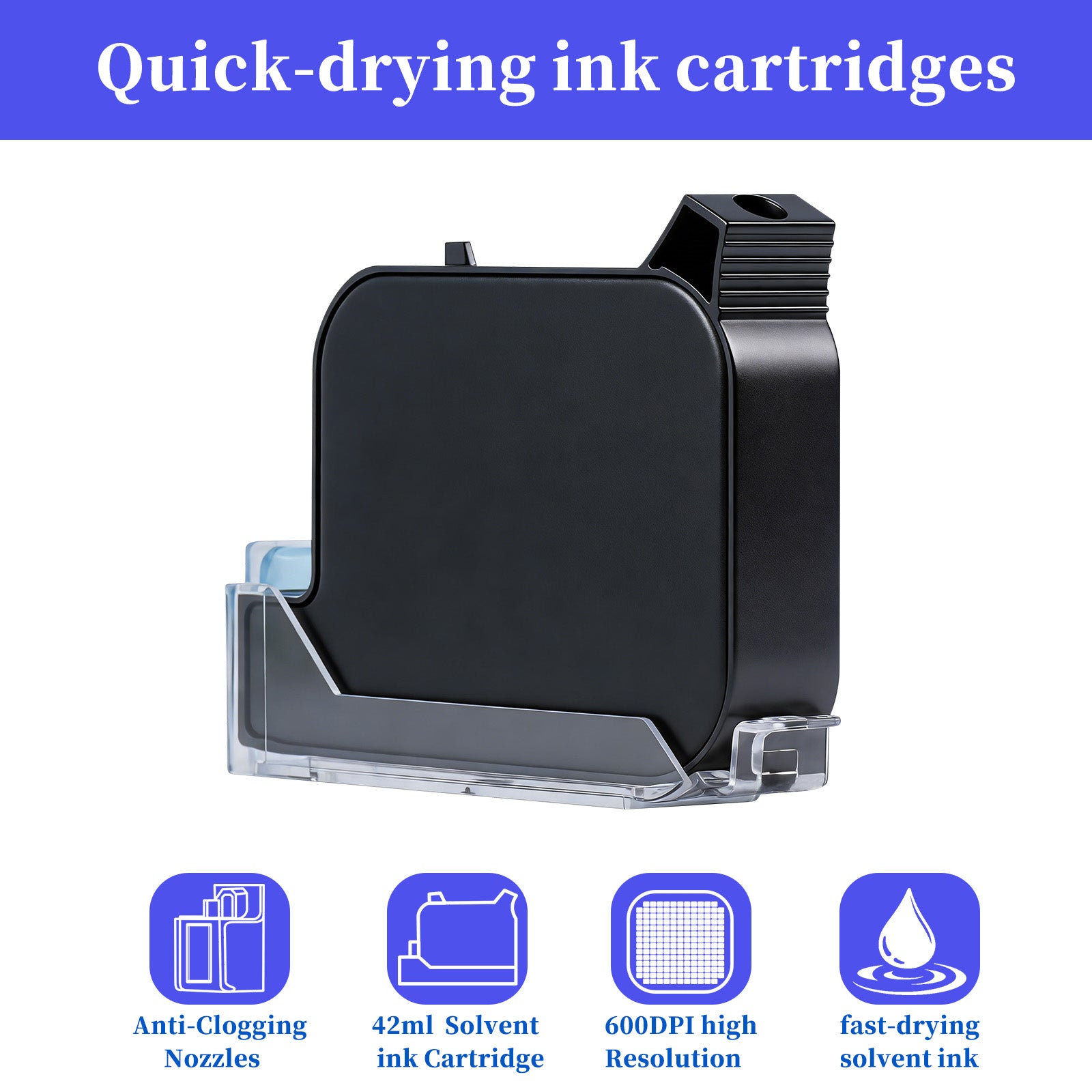 DT07 Quick fast dry Eco solvent ink cartridge for 12.7mm handheld inkjet printers For No Encrypted Printers