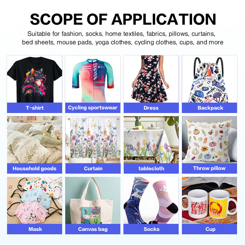 DTFINOVA Sublimation Ink For Epson Desktop printer heat transfer ink Eco-Tank L8160 L8180 L8168 L8050 ET-8500 ET-8550 printer T-Shirt Mug