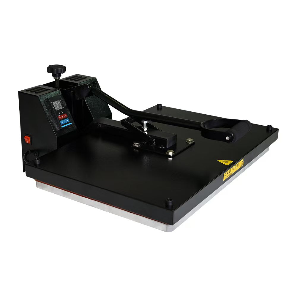 38x38 cm Manual T-Shirt Heat Press, Heavy Duty Industrial Sublimation Machine, Even Heat Distribution Press with Accurate Digital Control for Vinyl & HTV Crafting