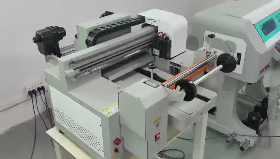A3 UV Printer Flatbed & Roll-to-Roll All-in-One Desktop UV LED Hybrid Printer for Phone Cases, Acrylic, Glass, Leather, and Roll Materials CMYK+White+Varnish